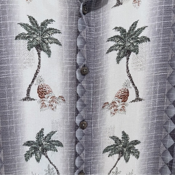 Batik Bay Hawaiian Campia Short Sleeve Tropical Button Shirt Size XL - Picture 4 of 7